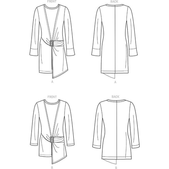 New Look Sewing Pattern 6686 Top Tunic Misses Size 8-20 - Picture 3 of 7